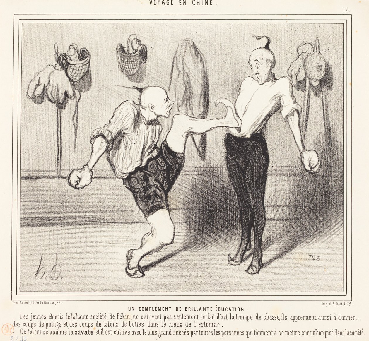 Et supplement til strålende utdanning av Honoré Daumier