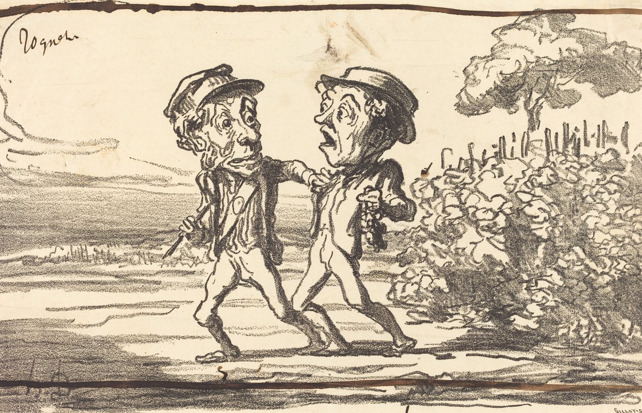 En kriminell! av Honoré Daumier