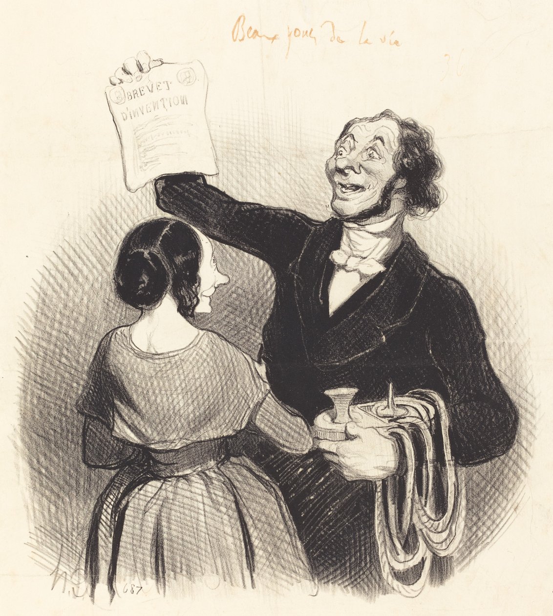Nok en stor mann av Honoré Daumier