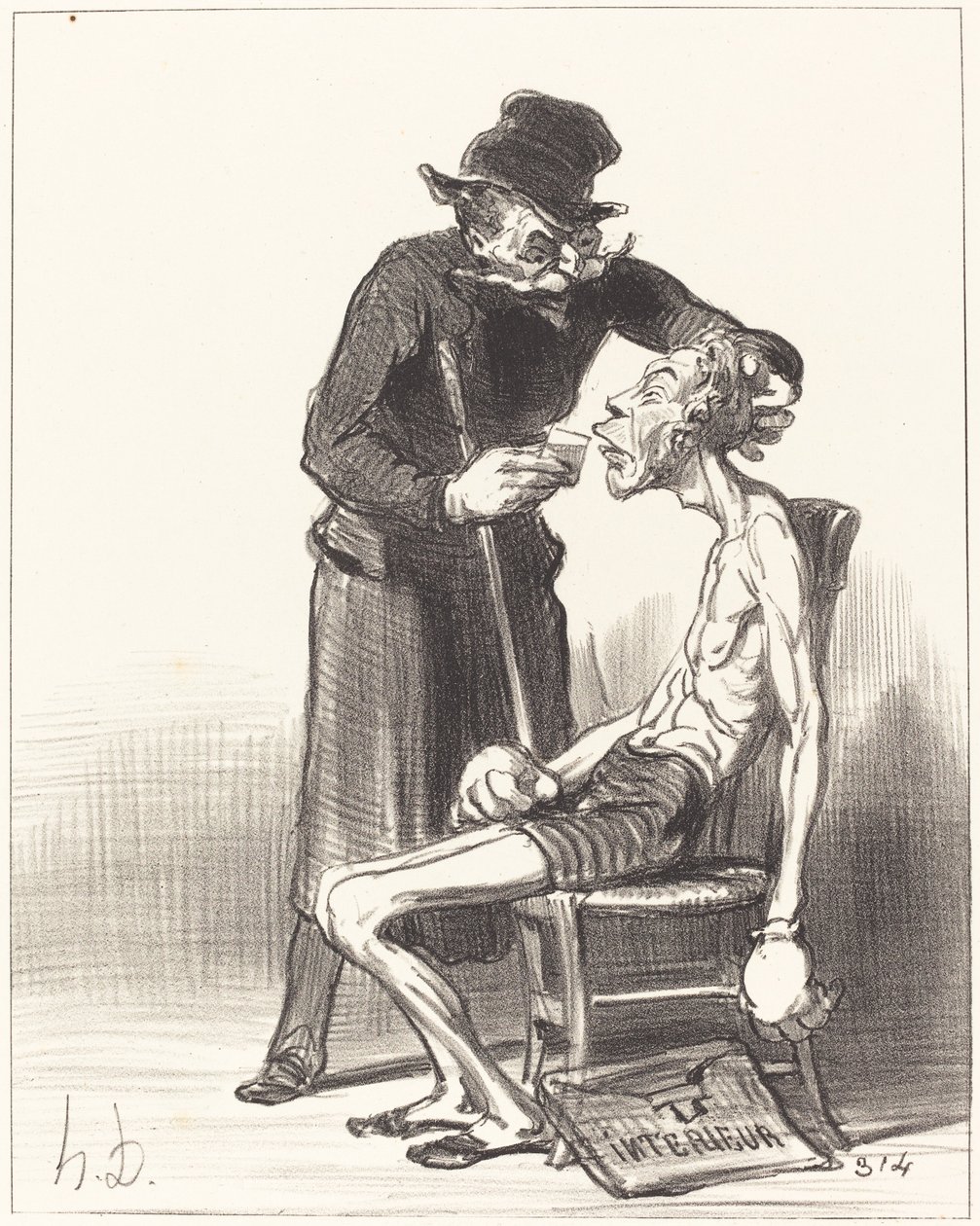 En ulykkelig bryter av Honoré Daumier