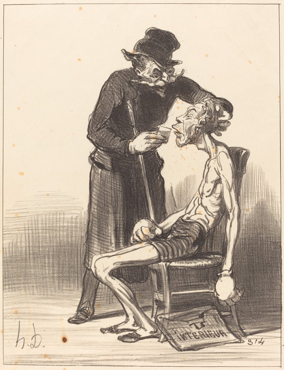 En ulykkelig bryter av Honoré Daumier