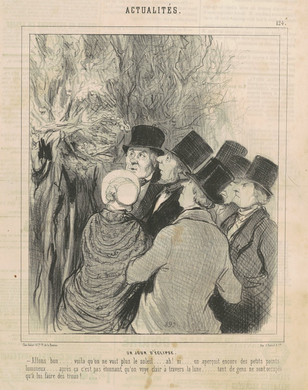En dag formørker av Honoré Daumier