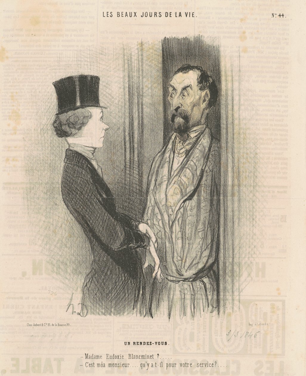 en avtale av Honoré Daumier