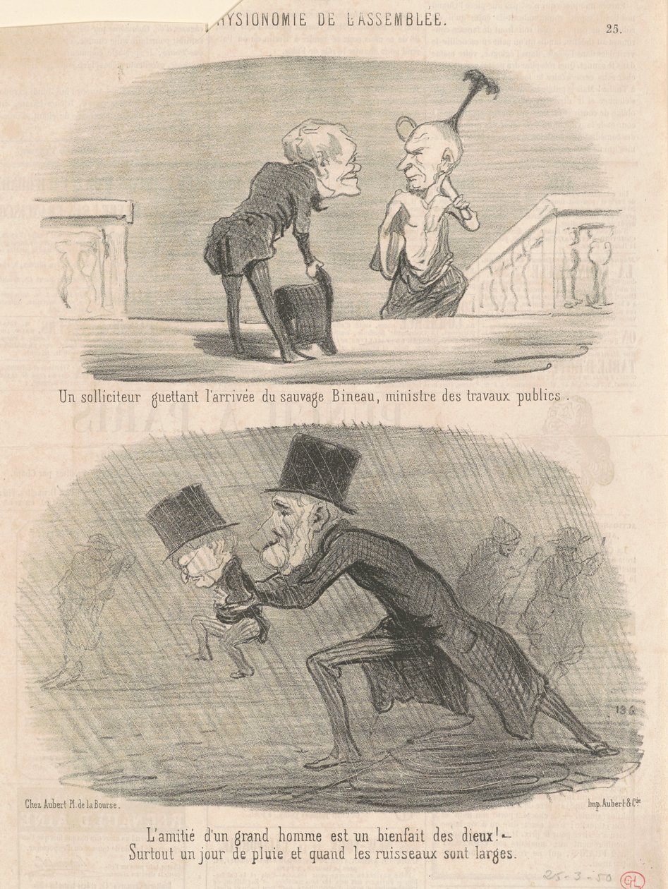 En advokat ser på ...Bineau! av Honoré Daumier