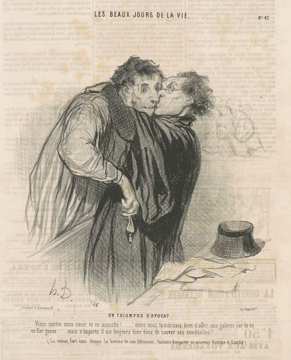 En advokats triumf av Honoré Daumier