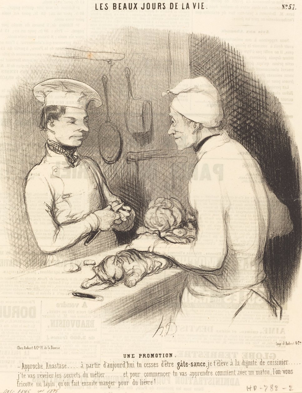 En forfremmelse av Honoré Daumier