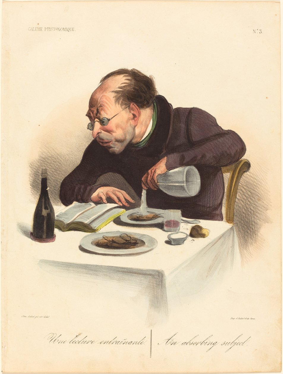 En stimulerende lesning av Honoré Daumier