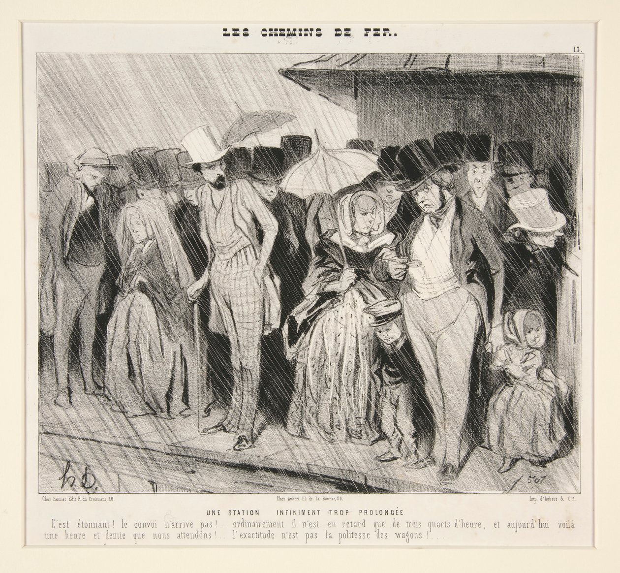En uendelig for lang stasjon: C av Honoré Daumier