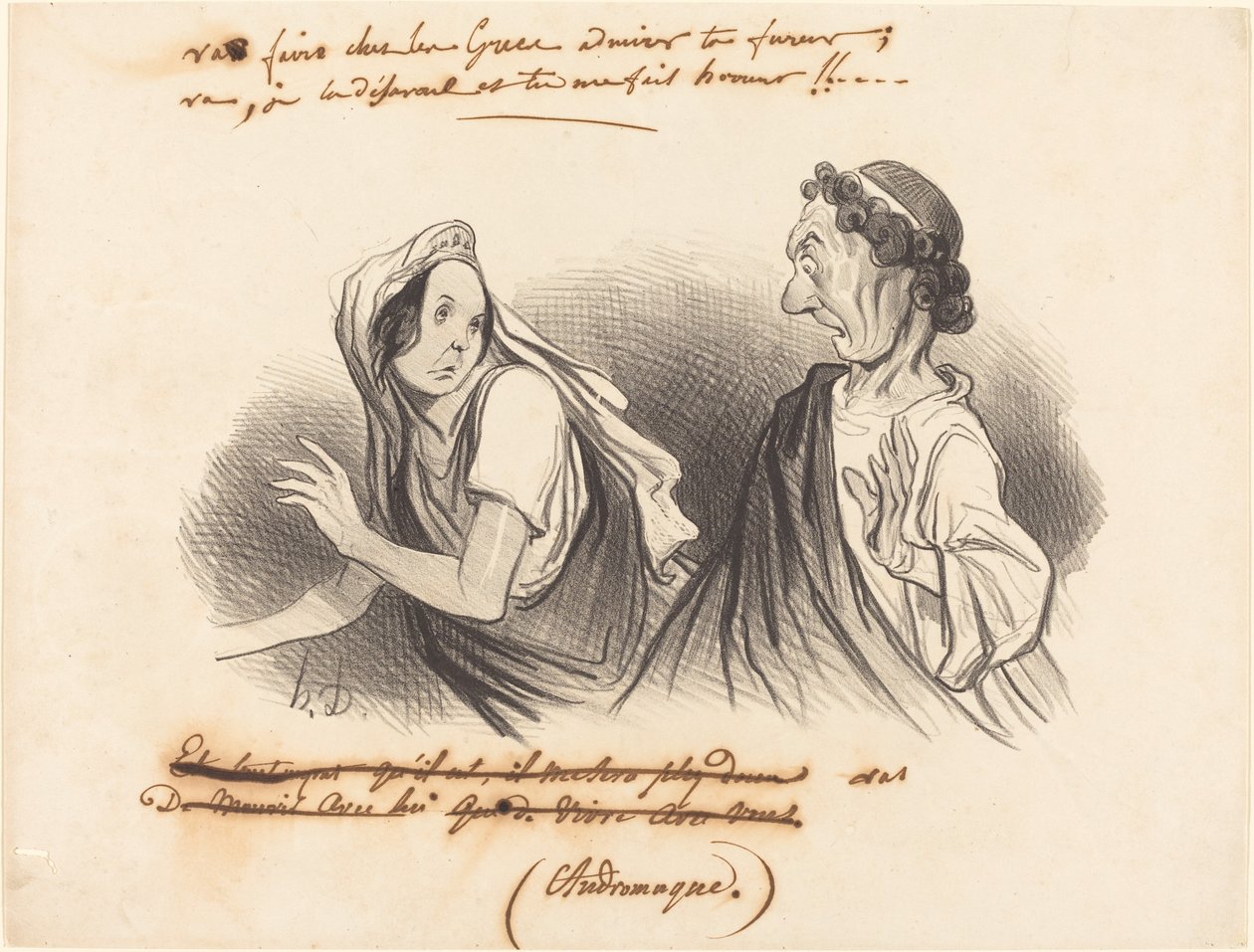 Gå og gjør... beundre raseriet ditt... av Honoré Daumier