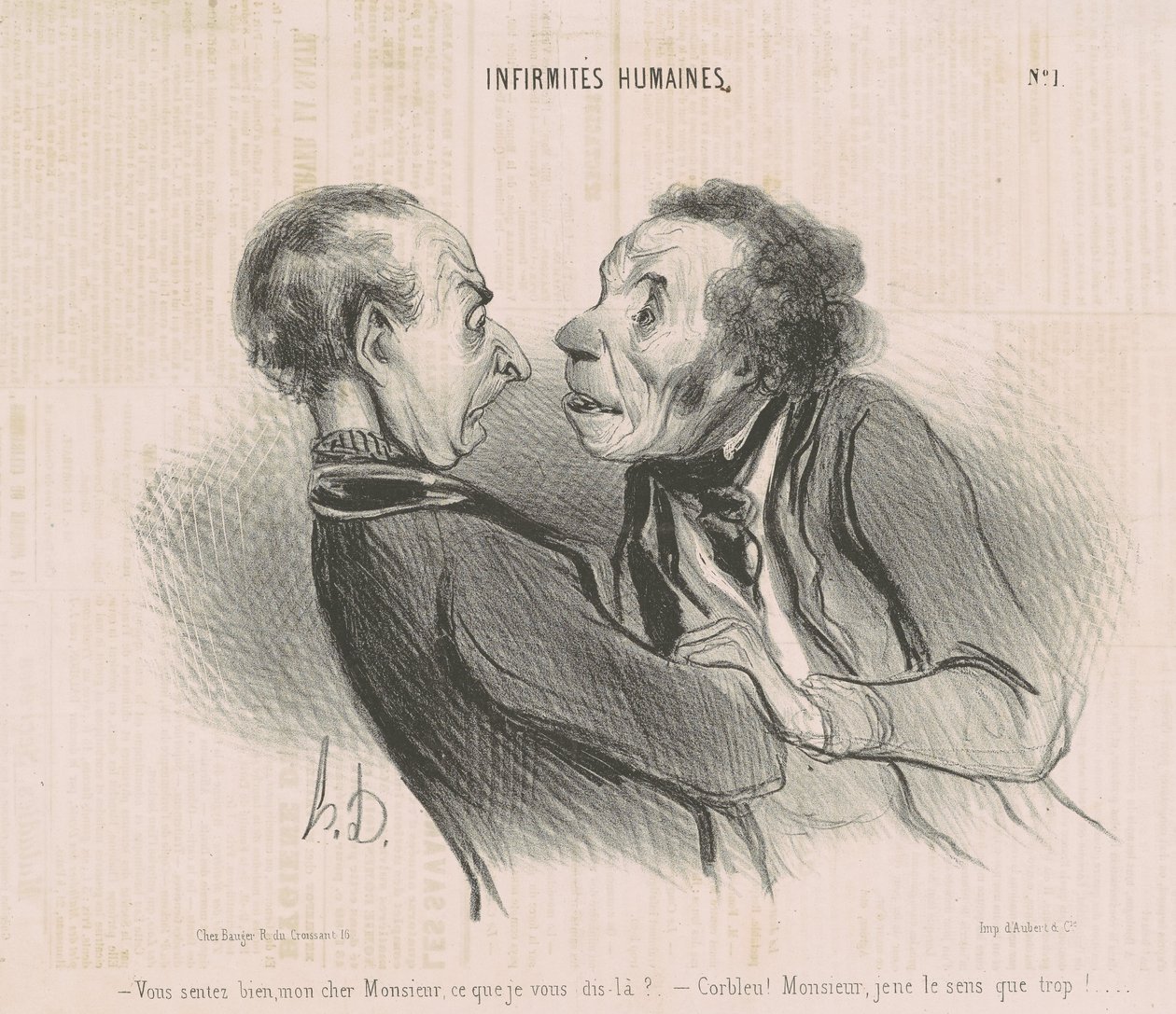 Du føler deg bra, min kjære herr... av Honoré Daumier