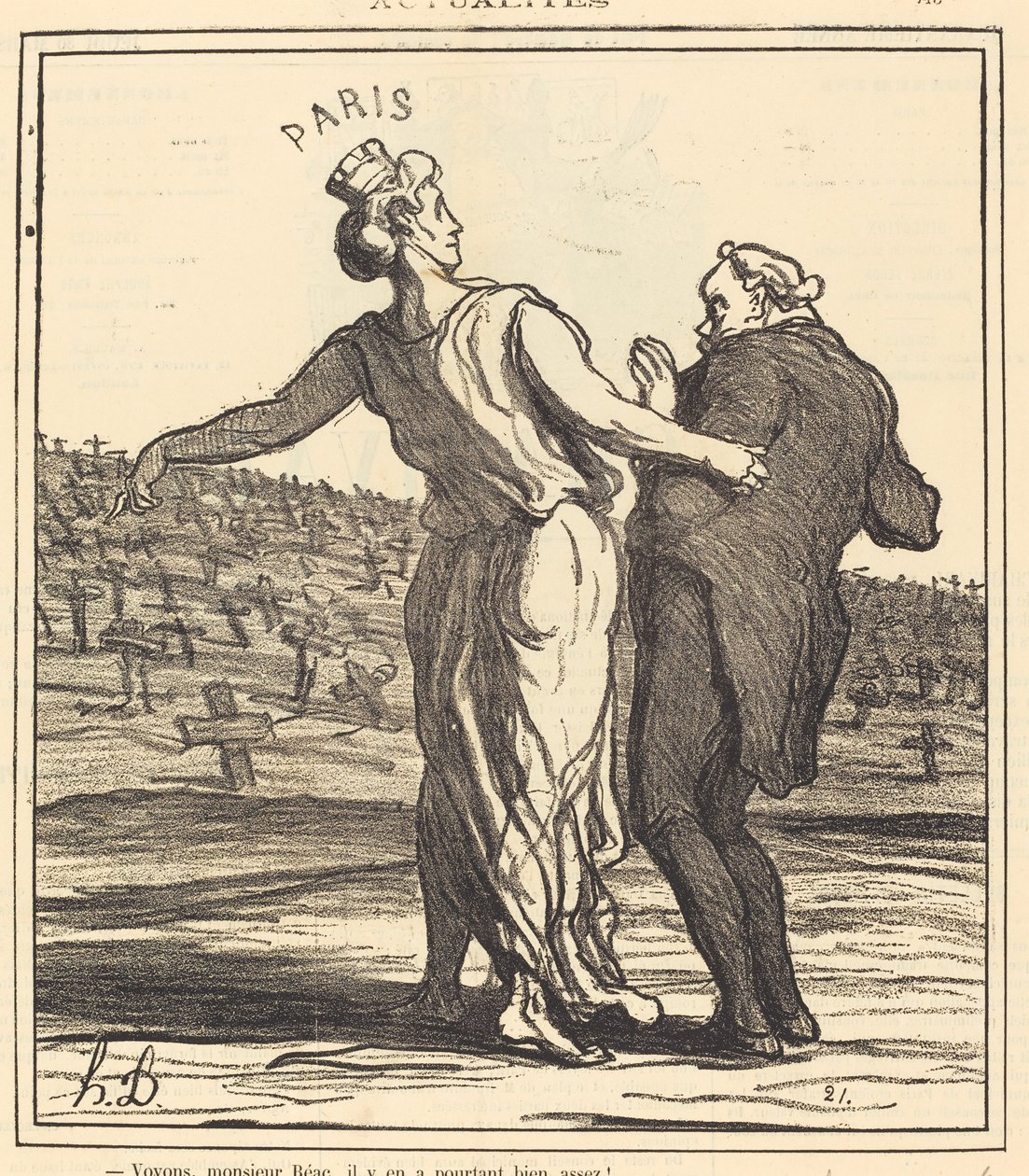 La oss se, herr Réac... av Honoré Daumier