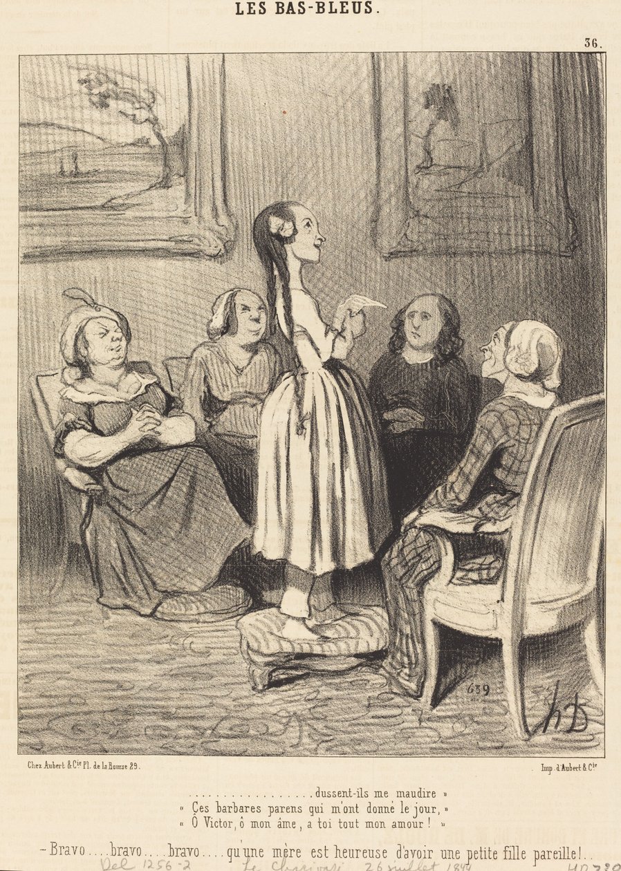 ...selv om de forbanner meg. Disse barbariske slektningene... av Honoré Daumier