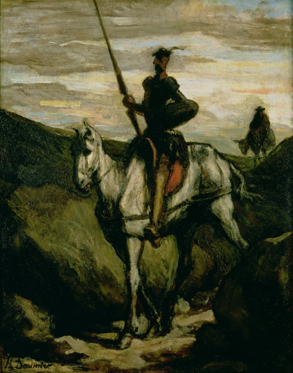Don Quixote av Honoré Daumier