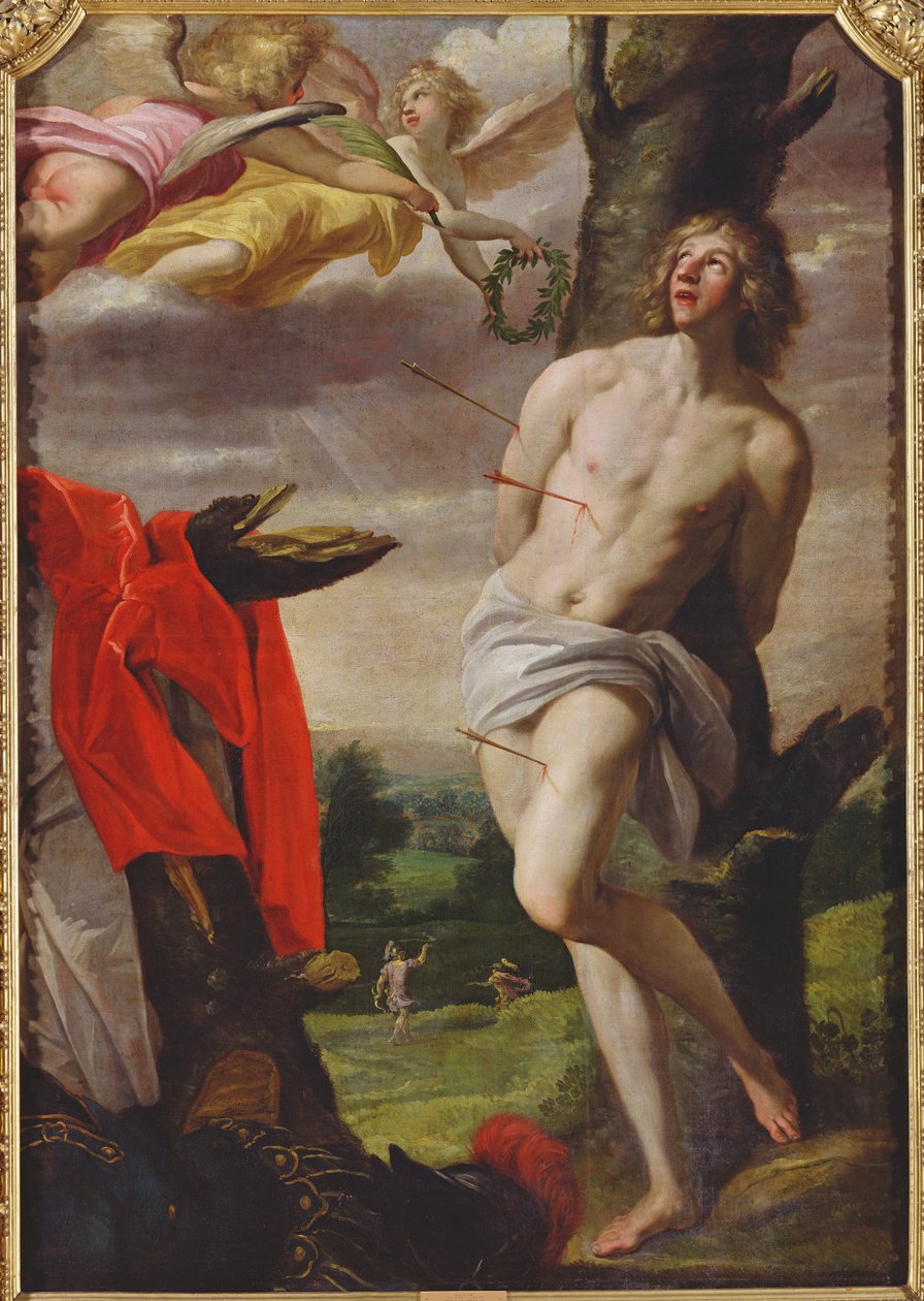 St. Sebastians martyrium, 1624 av Horace Leblanc