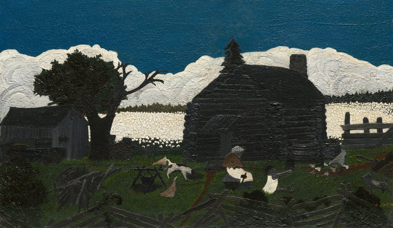 Hytte i Cotton, ca. 1931-1937. av Horace Pippin