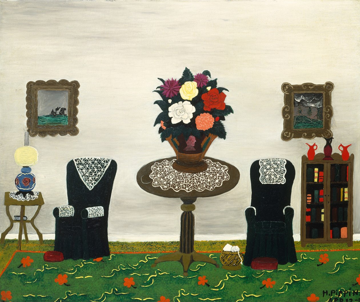 Viktoriansk interiør II av Horace Pippin