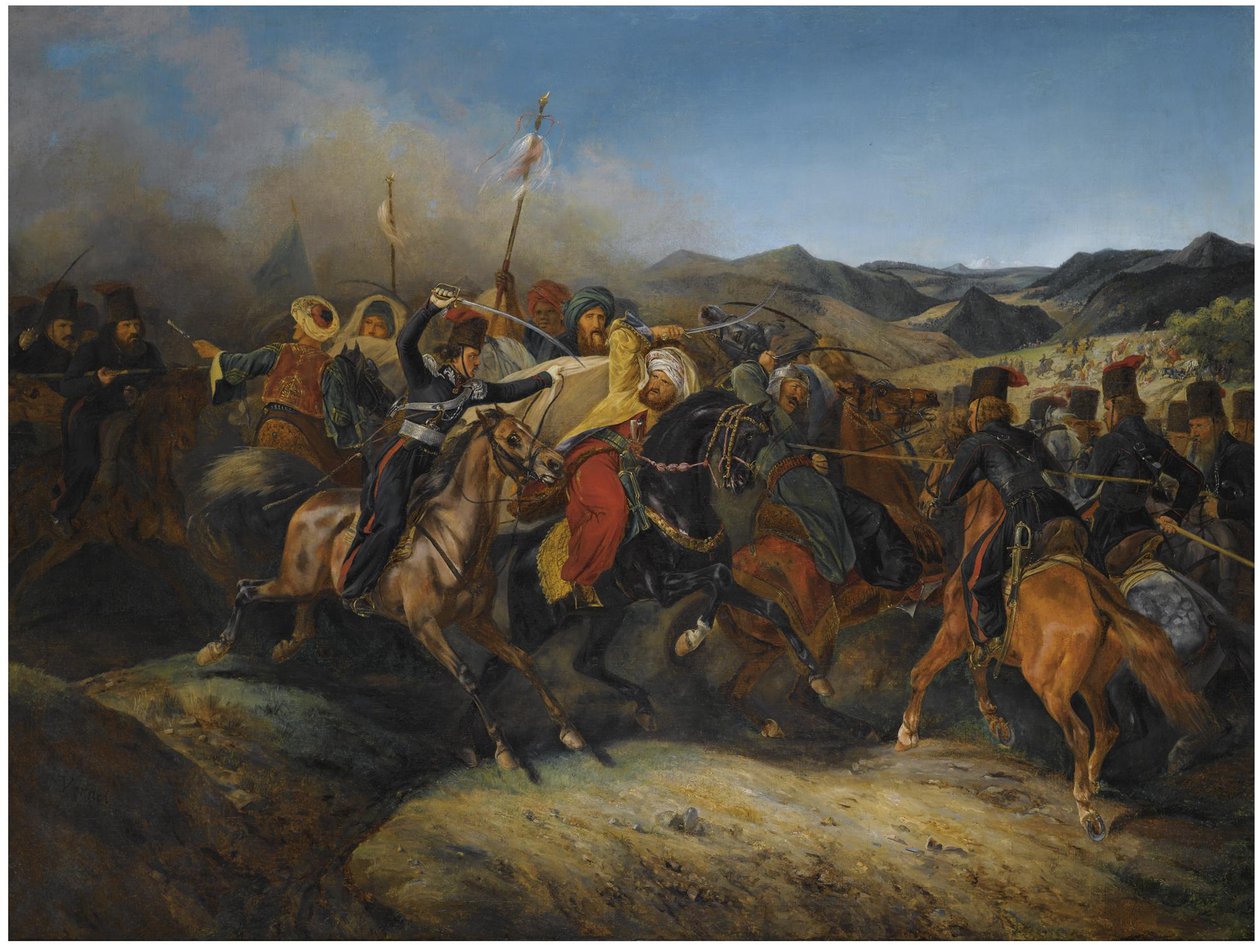 En scene fra den russisk-tyrkiske krigen av Horace, Vernet