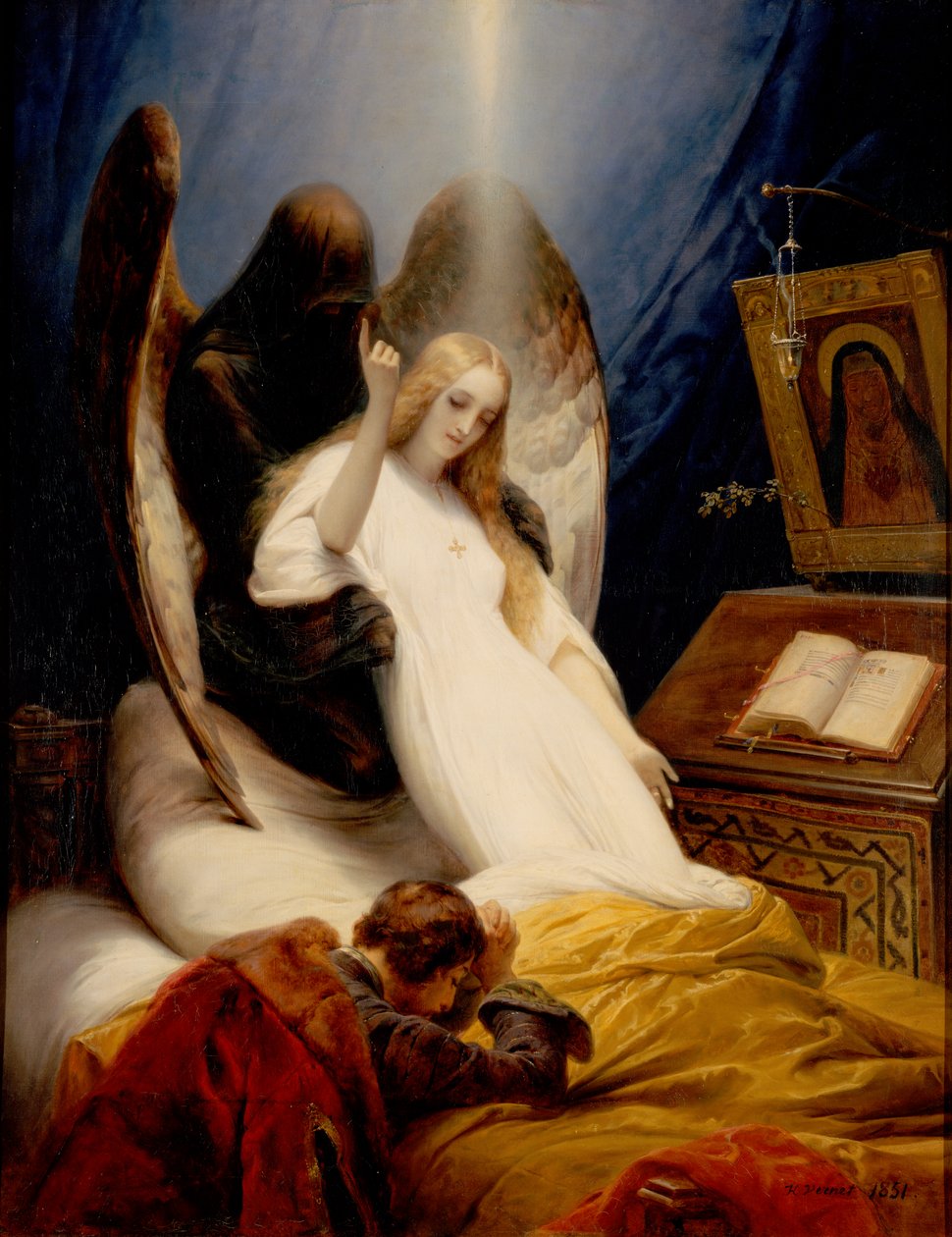 Dødens engel av Emile Jean Horace Vernet