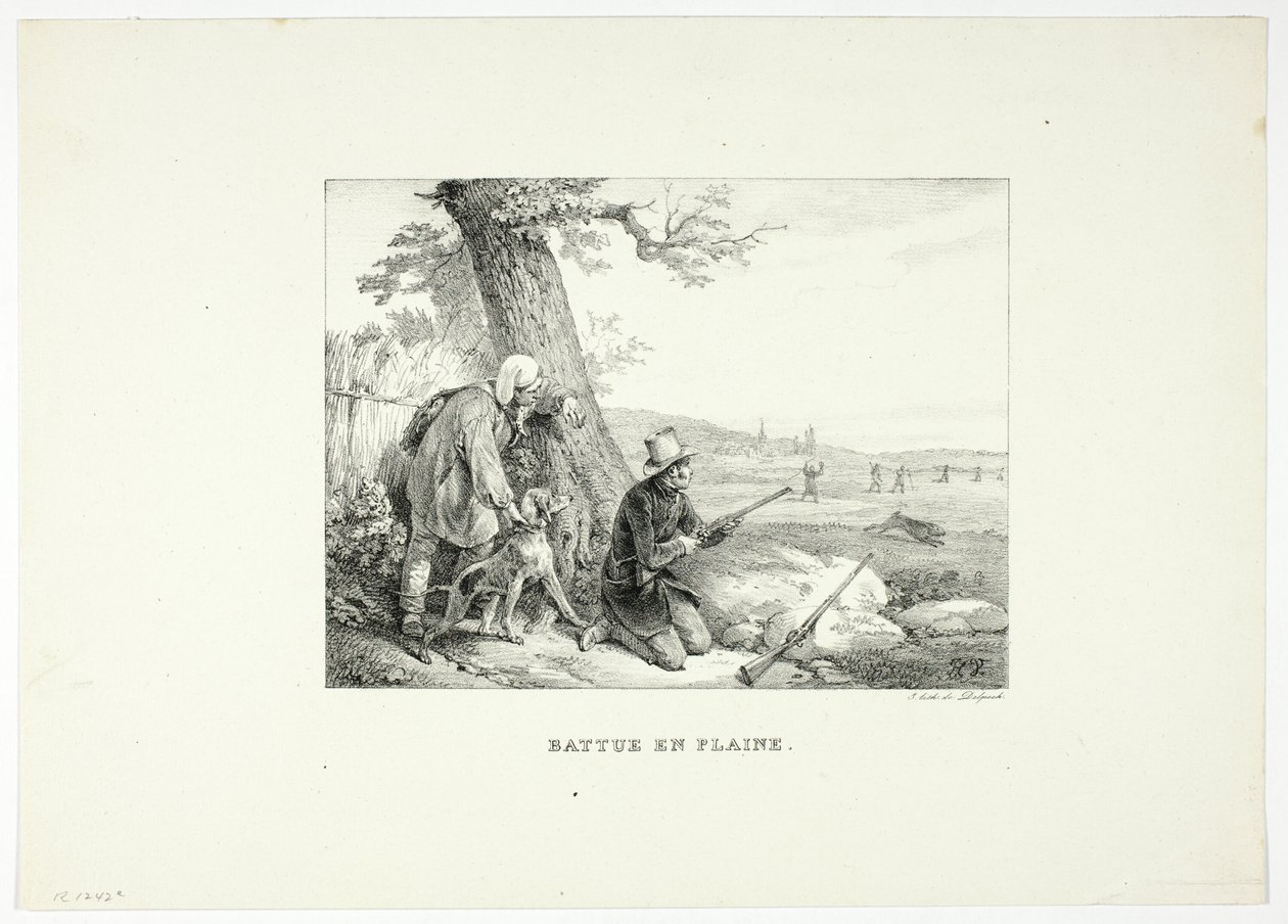 Lett slått av Emile Jean Horace Vernet