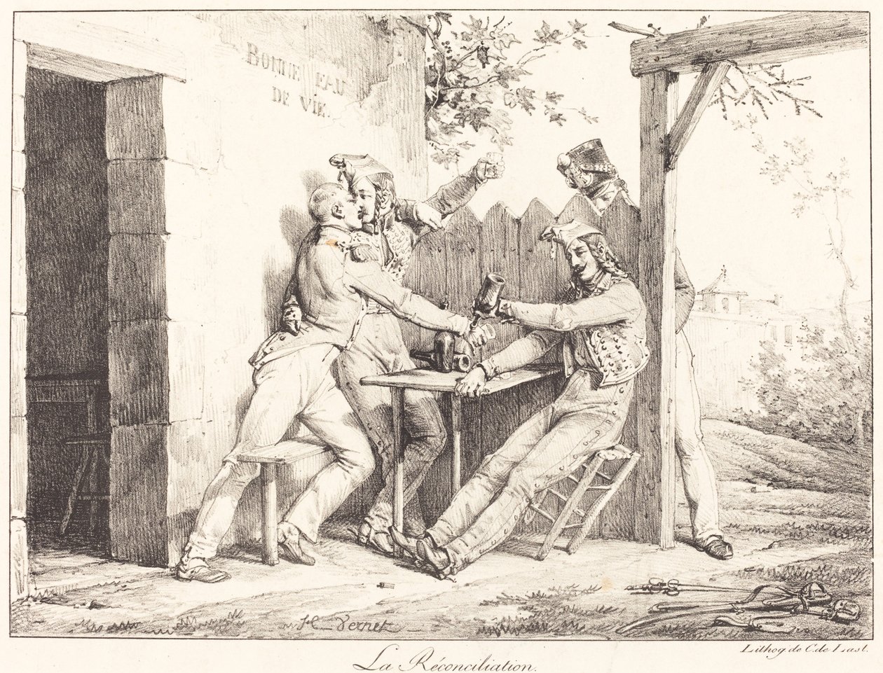 La forsoning av Emile Jean Horace Vernet