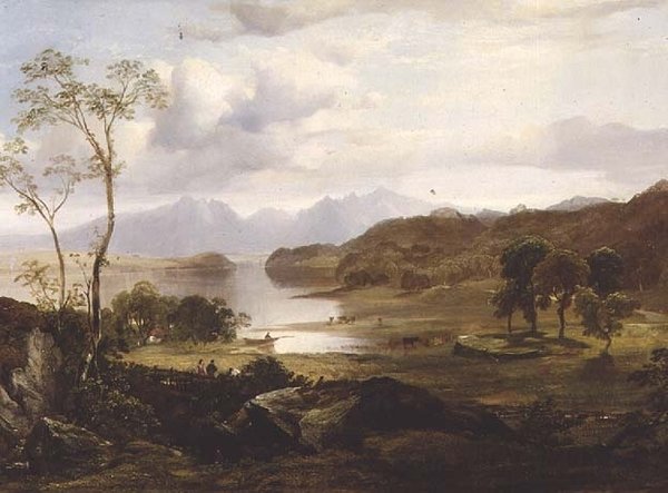 Loch Fad: Arran in the Distance av Horatio McCulloch