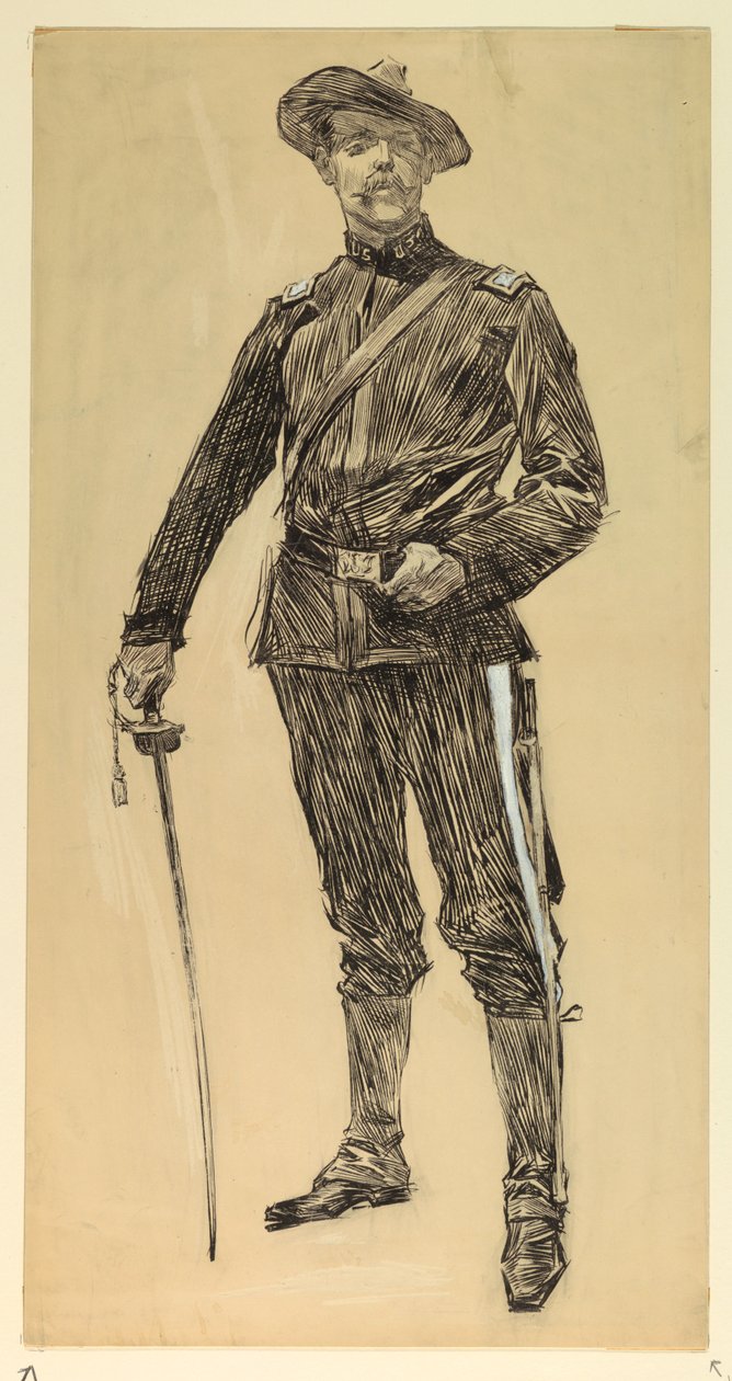 Amerikansk offiser (spansk-amerikansk krig) av Howard Chandler Christy