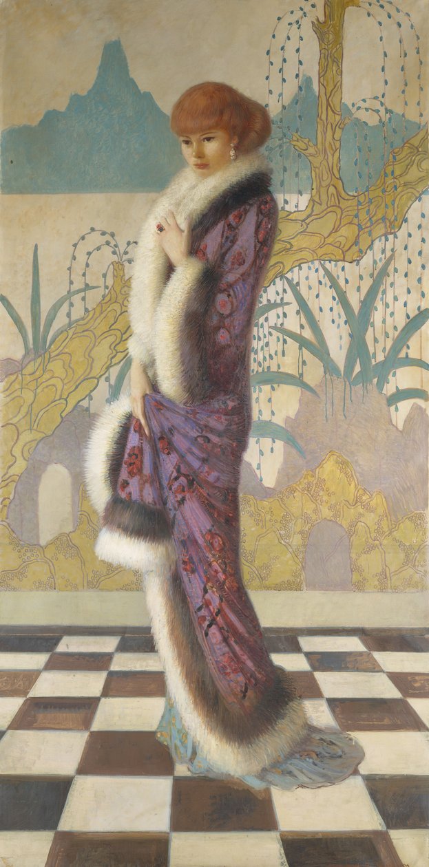 Mrs. Ethel Cushing, ca. 1912-14. av Howard Gardiner Cushing