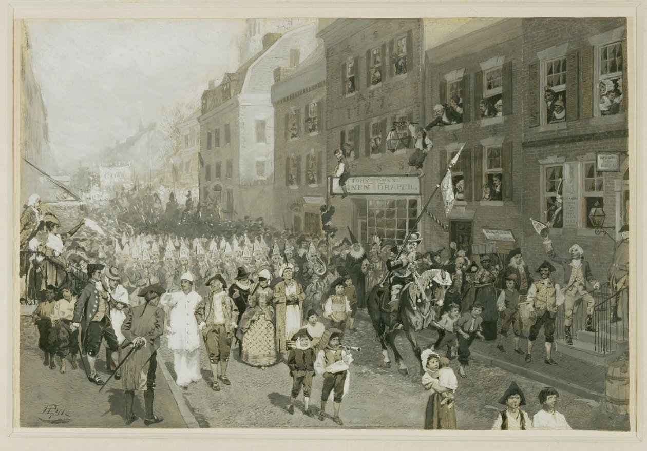 Karneval, Philadelphia av Howard Pyle