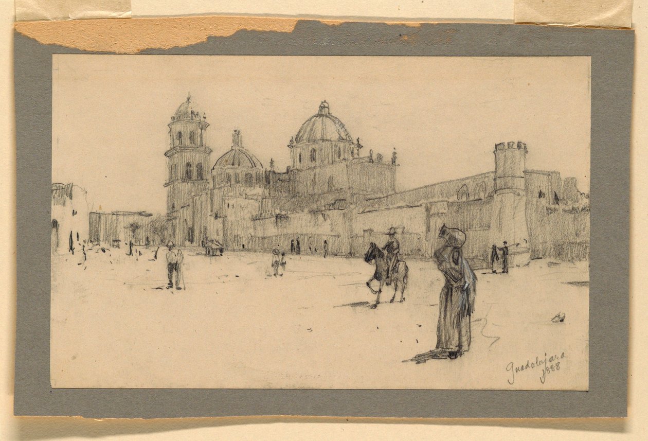En kirke i Guadalajara (Mexico) av Howard Russell Butler
