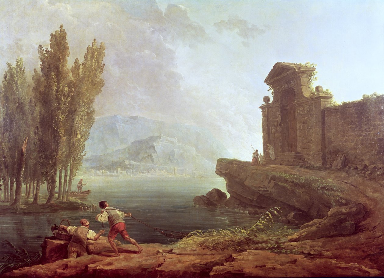 Landskap av Hubert Robert