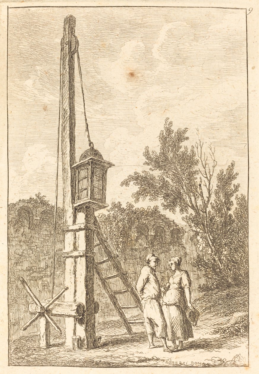 Posten av Hubert Robert