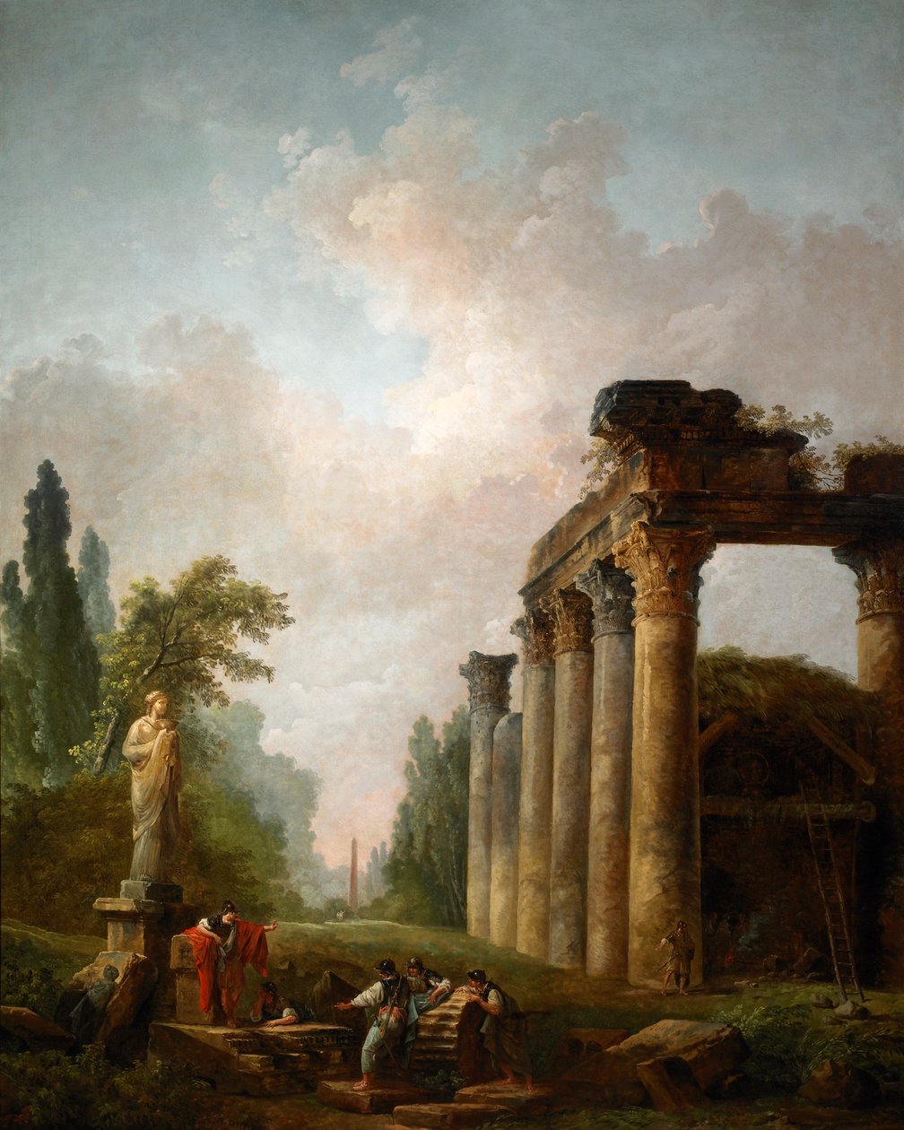 Ruinen av Hubert Robert