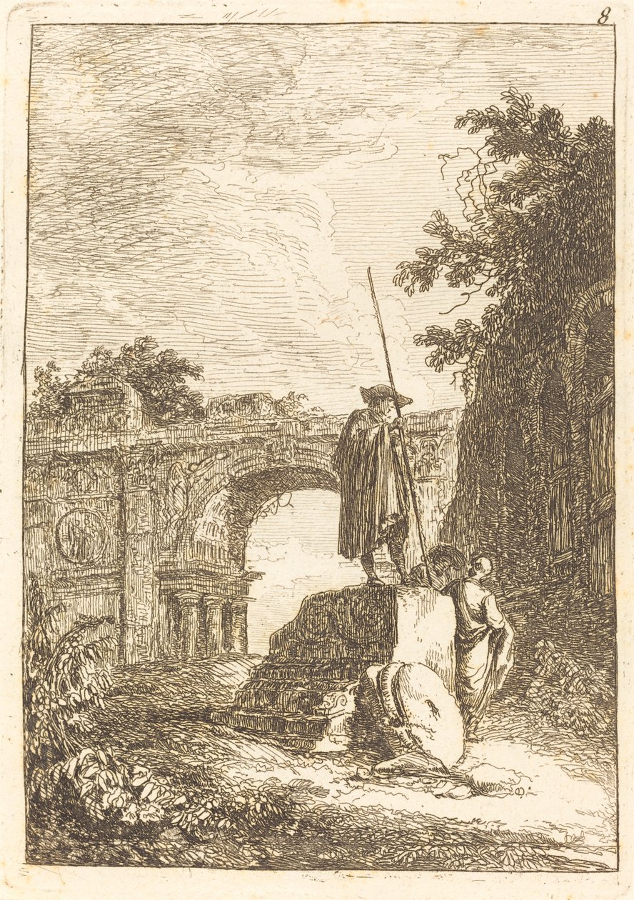 Triumfbuen av Hubert Robert