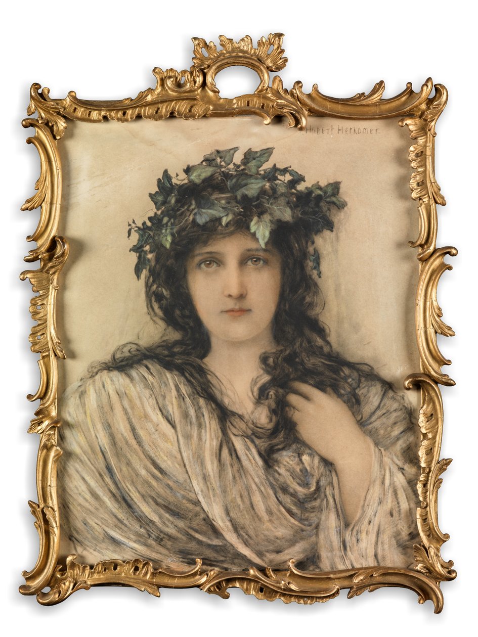 Eføy (gravyr) av Hubert von Herkomer