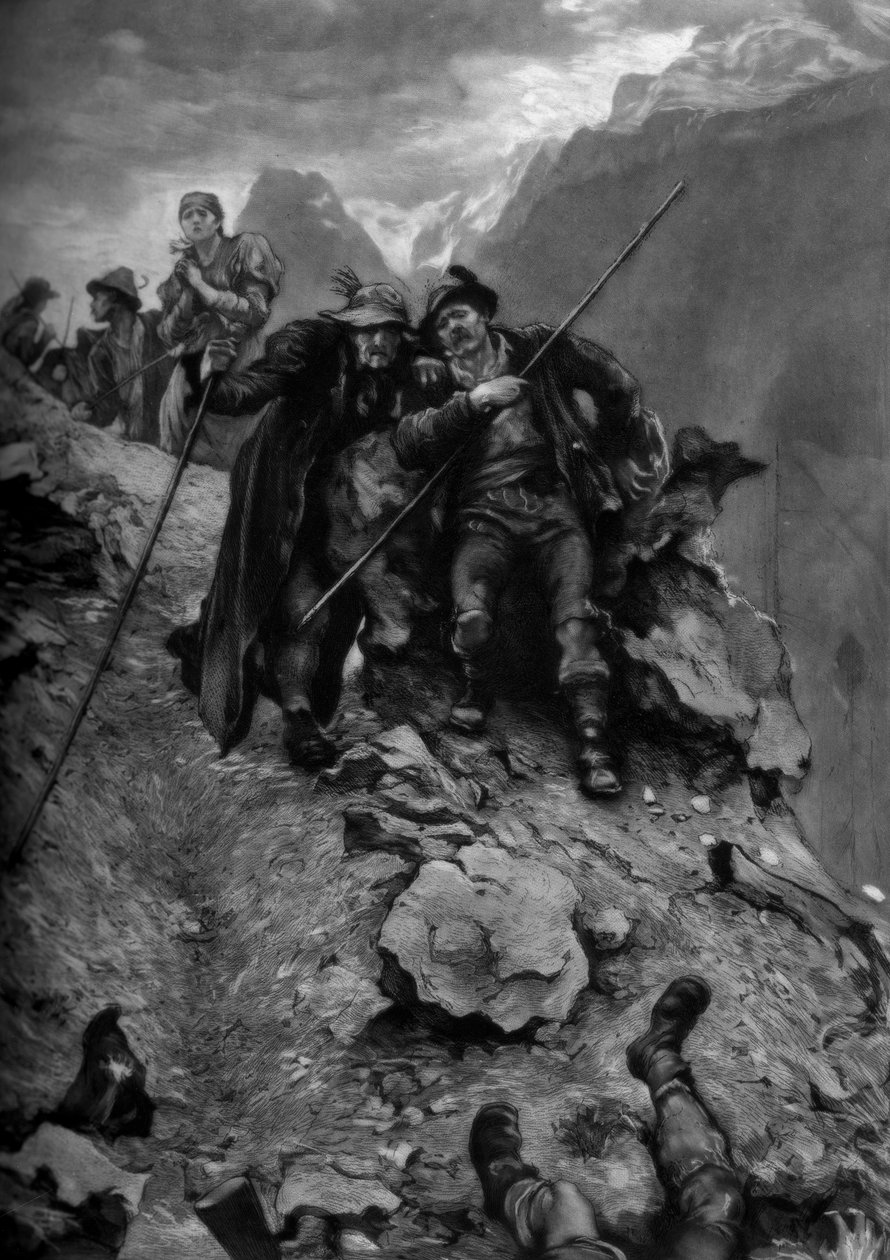 Krypskytternes skjebne, 1879 c1880-1882. av Hubert von Herkomer