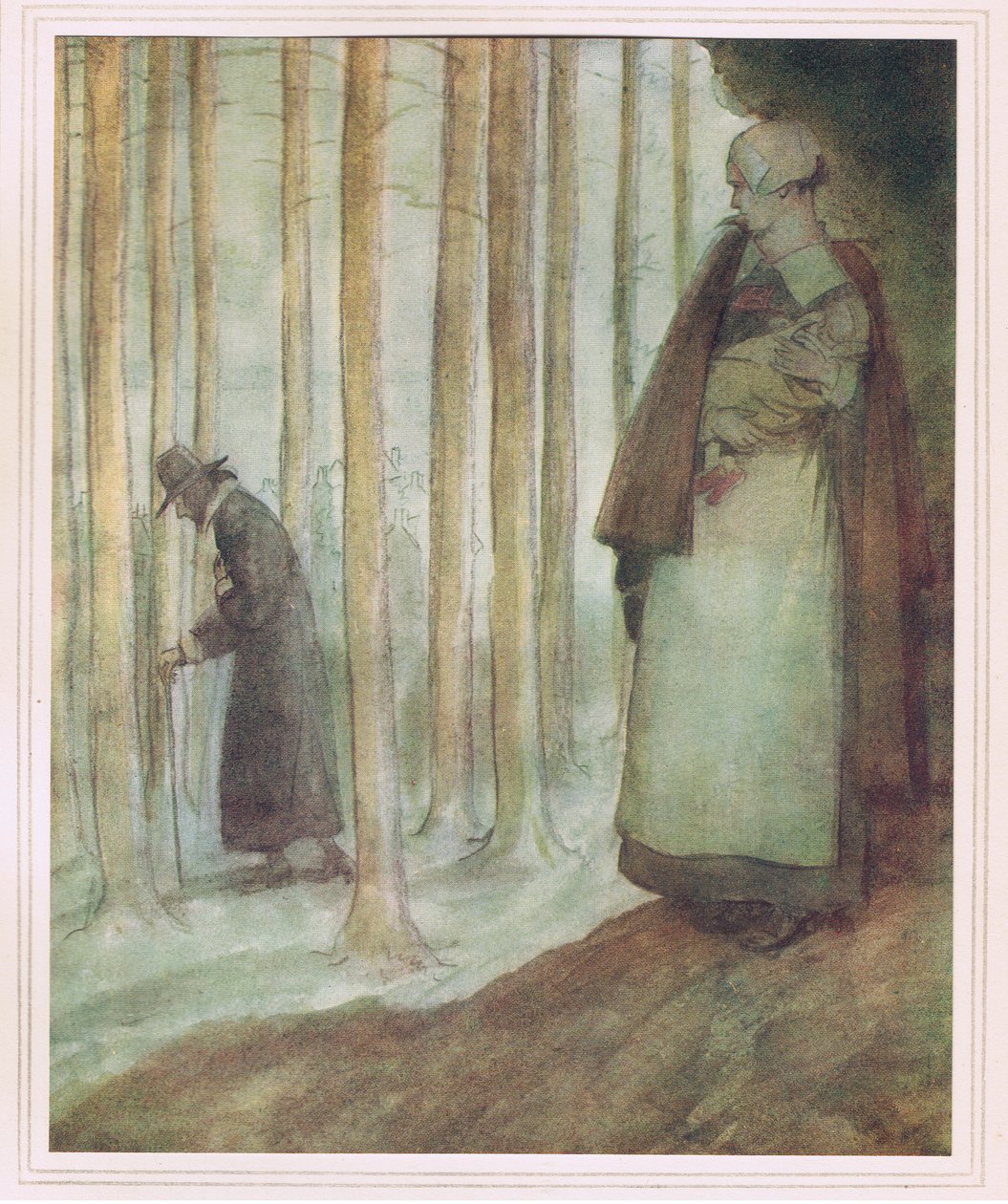 Der bodde, der tråkket, føttene til en av Hugh Thomson