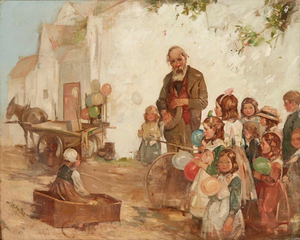 The Gundy Man (olje på lerret) av Hugh Munro