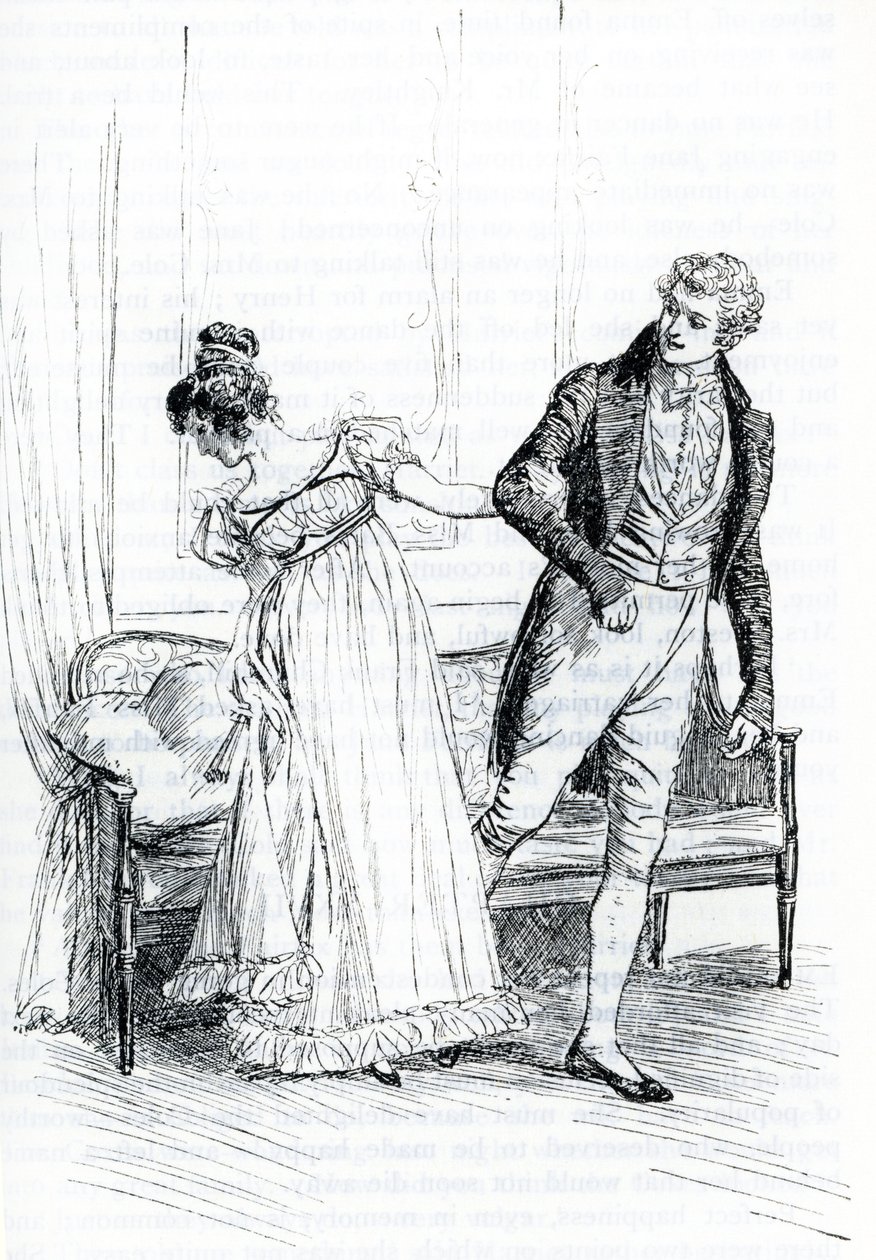 "Franz Churchil og Emma" av Hugh Thomson