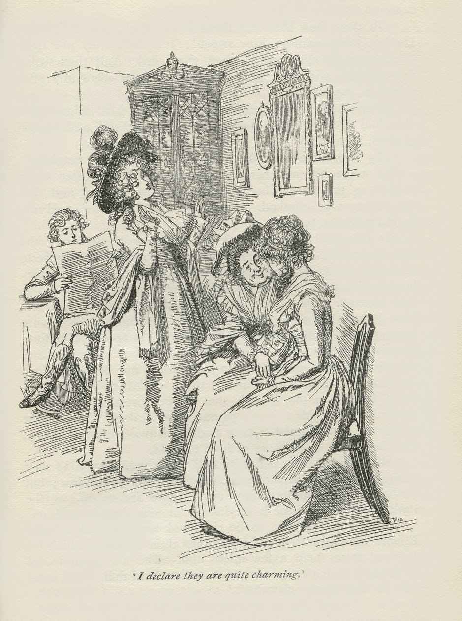 Jeg erklærer at de er ganske sjarmerende, 1896 av Hugh Thomson