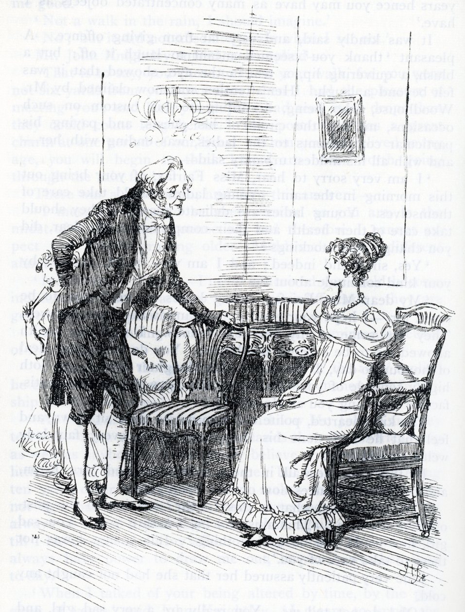 "Jane fairfax" (illustrasjon) av Hugh Thomson