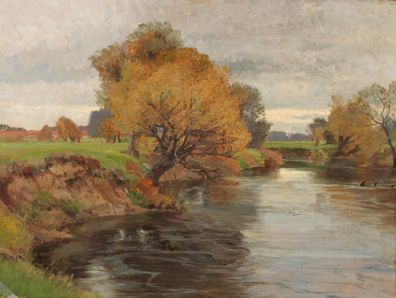 Motiv an der Thayan Engelsk: Scene on the Thayan av Hugo Darnaut