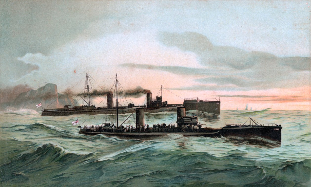 CM. Torpedobut G 108 & S.M. Torpedobut C 102 av Hugo Graf
