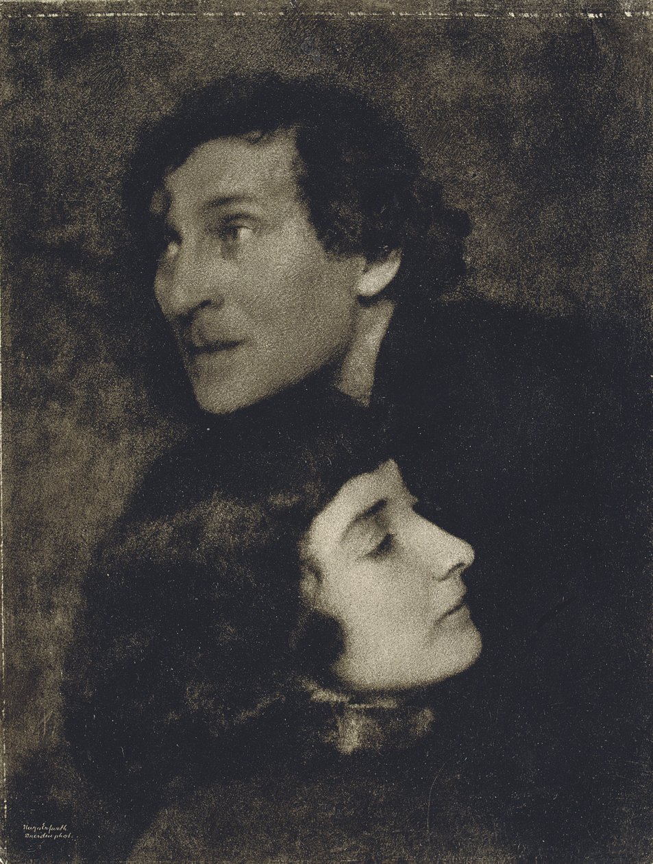 Marc og Bella Chagall, 1923. av Hugo Erfurth