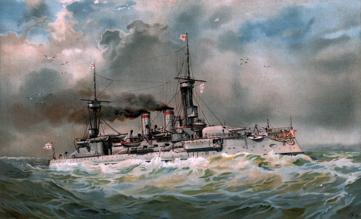 S.M. Slagskipet Brandenburg av Hugo Graf