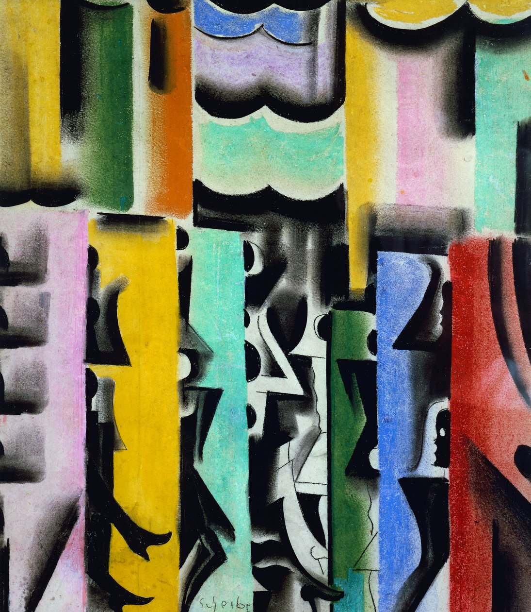 Nattklubb, ca 1925 av Hugo Scheiber