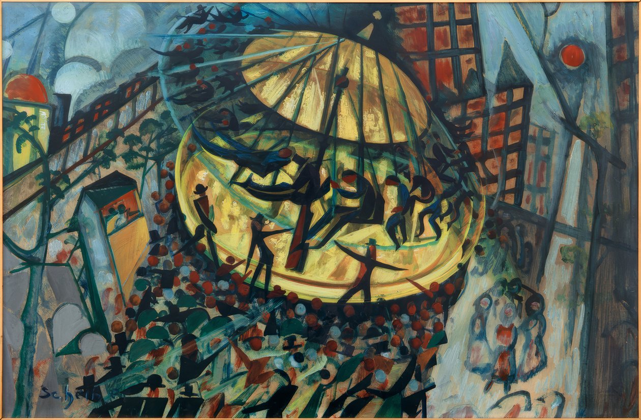 Wurstelprater av Hugo Scheiber