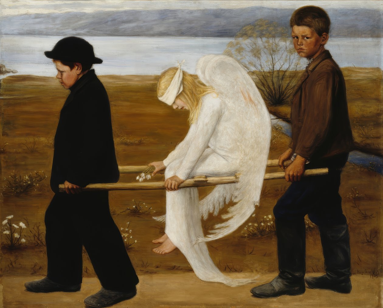 Den sårede engelen av Hugo Simberg