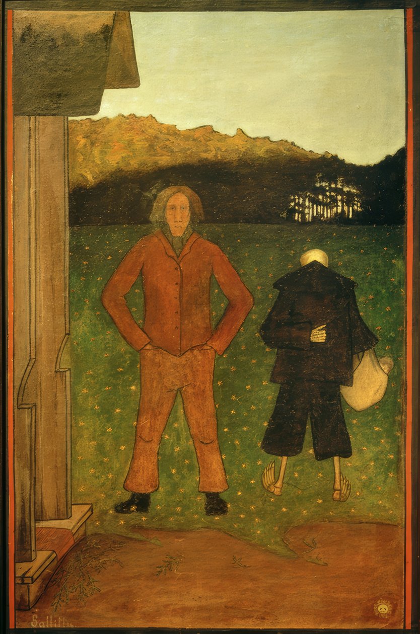 Død og bonde av Hugo Simberg