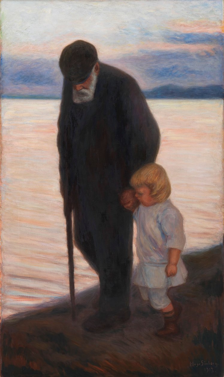 Mot kvelden, 1913. av Hugo Simberg