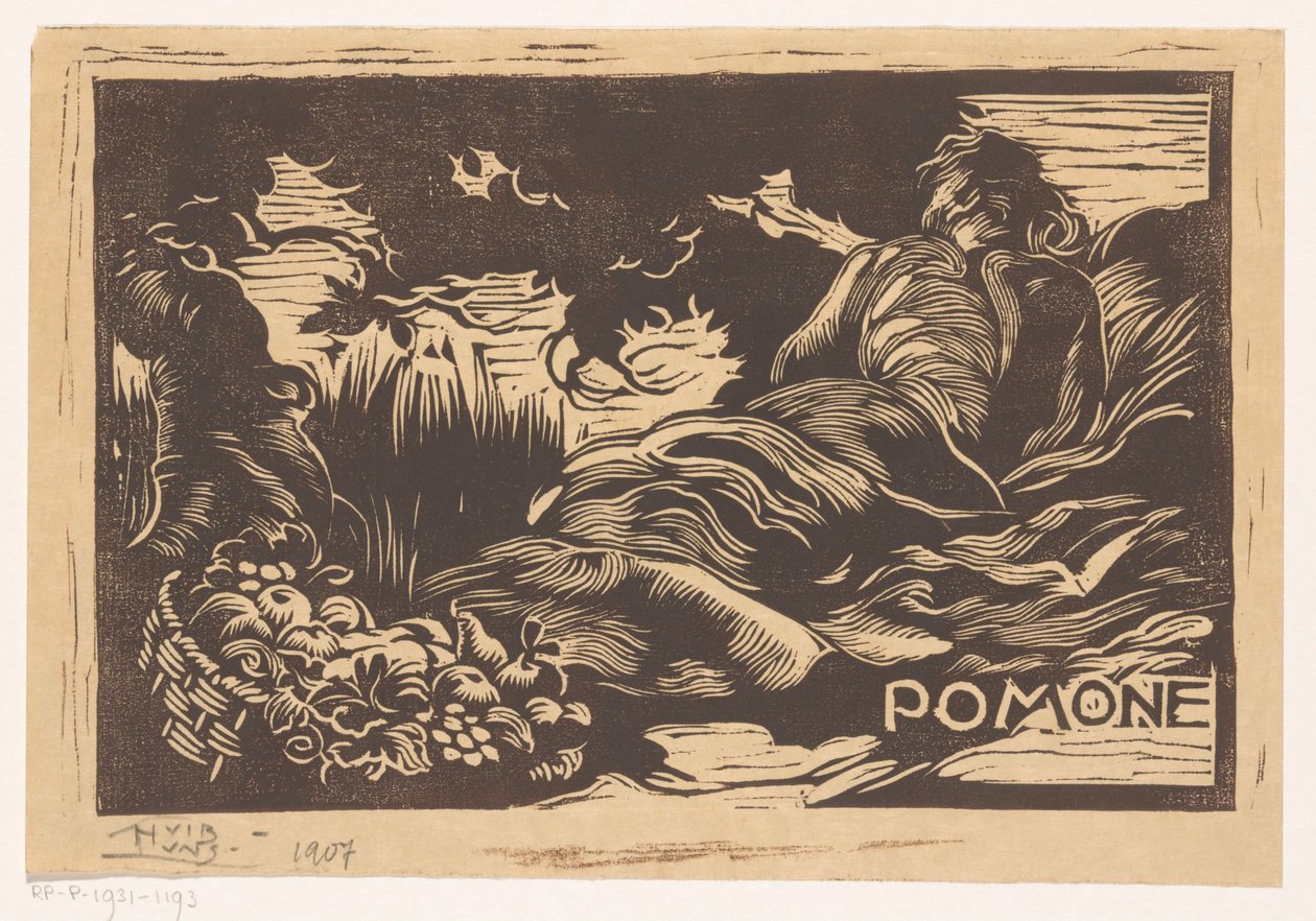 Pomona av Huib Luns (signed by artist)